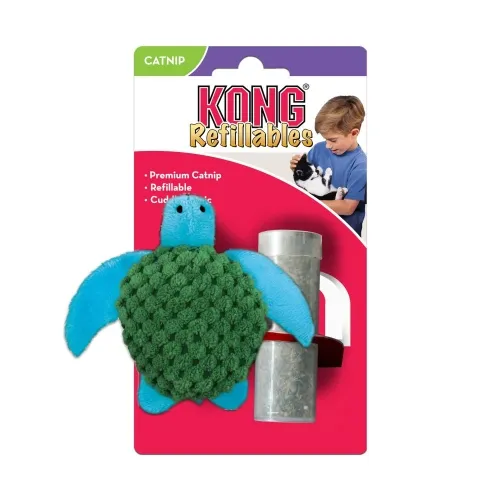 Kong игрушка для кошек из текстиля, черепаха