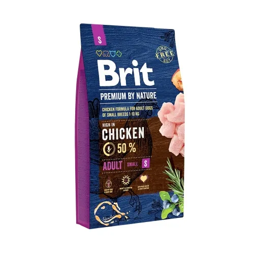 BRIT PREMIUM KOERA TÄISSÖÖT S KANA 8KG*