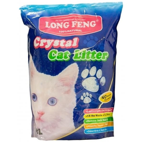 Long Feng наполнитель для кошачьего туалета, силикогель, 3,8 л