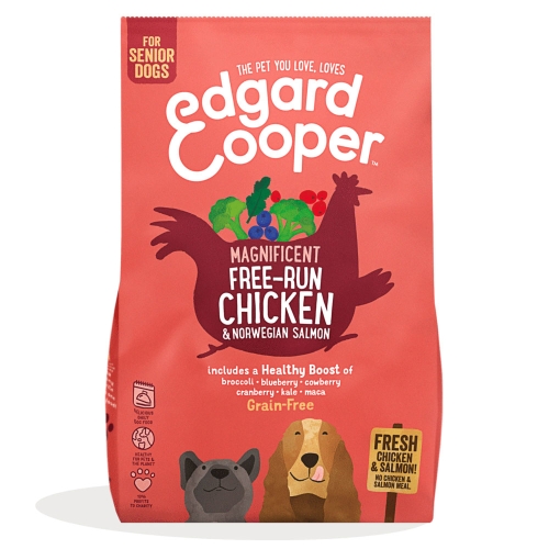 Edgard Cooper Free-Run корм для пожилых собак, со вкусом курицы и лосося 700 g