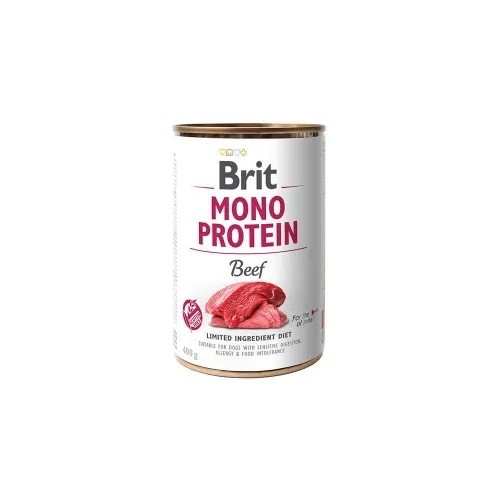 BRIT CARE KOERA KONSERV MONO PROTEIN VEIS 400G*