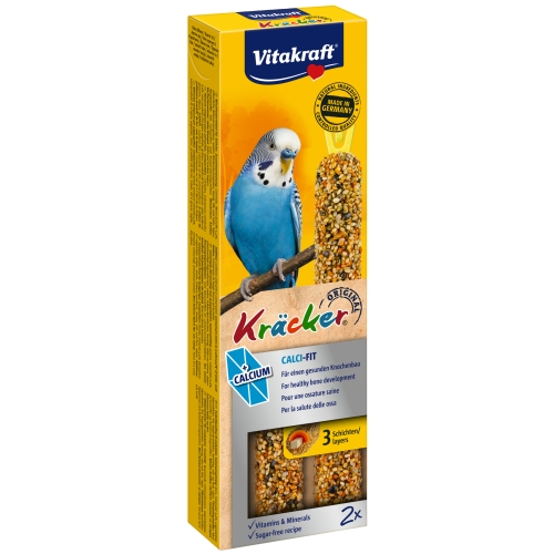 Vitakraft Kräcker Calci Fit лакомство для волнистых попугаев, 2шт