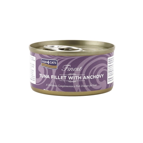 Fish4Cats консервы для кошек, тунец/анчоус, 70 г