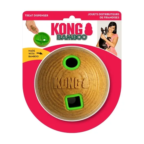 KONG BAMBOO FEEDER KOERA MÄNGUASI TÄIDETAV PALL