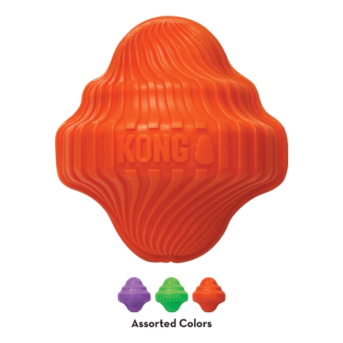 KONG KOERA MÄNGUASI SQUEEZZ ORBITZ SPIN TOP M/L VÄRVIV.