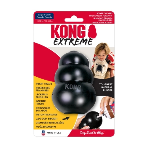 Kong Extreme L игрушка для собак, наполняемая, черная