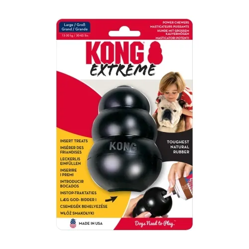 Kong Extreme L игрушка для собак, наполняемая, черная