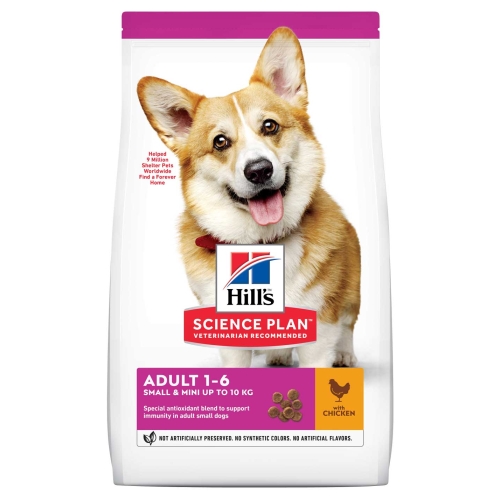 Hills Canine Small Adult - сухой корм для собак, курица, 6 кг