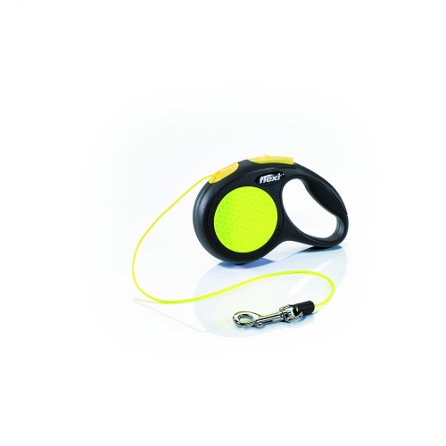 Flexi Neon XS поводок-рулетка, шнур, 3 м