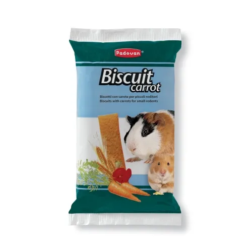 Padovan Biscuit Carrot лакомство для грызунов, печенье с морковью, 30г