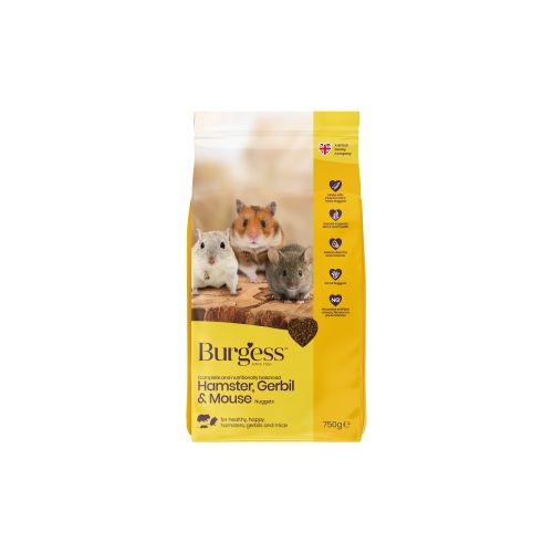 Burgess Excel корм для хомяков, песчанок и мышей, 750 г