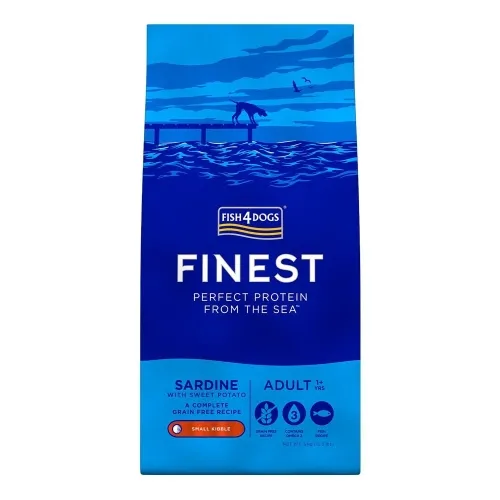 Fish4Dogs корм для собак, сардины, мелкие гранулы, 1,5кг