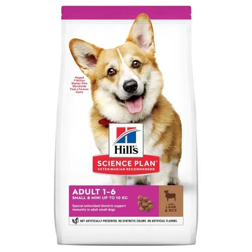 Hills сухой корм для собак мелких и мини пород, ягненок/рис, 1,5 кг