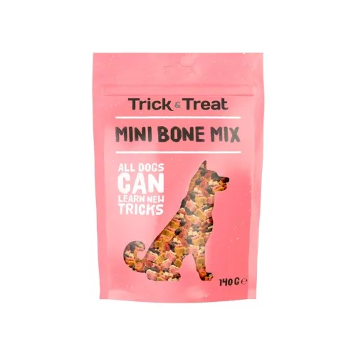 TRICK&TREAT KOERA TREENINGMAIUS MINI BONES MIX 140G*