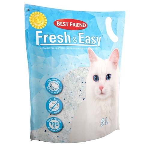 Best Friend Fresh&Easy кошачий наполнитель, силикогель, 5 L