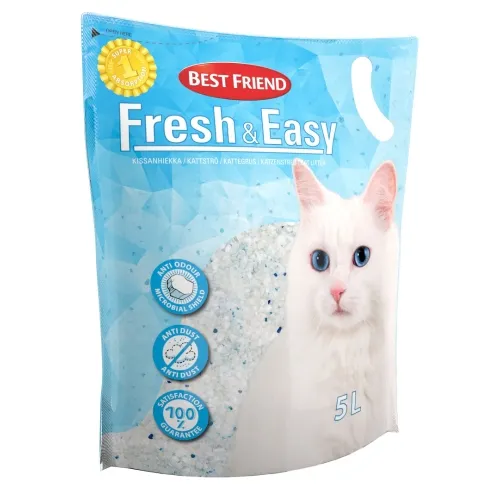 Best Friend Fresh&Easy кошачий наполнитель, силикогель, 5 L