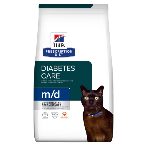 Hills PD M/D Feline Adult - сухой корм для кошек, курица, 1,5 кг