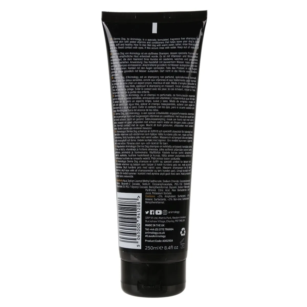 Animology Derma Dog шампунь для собак, 250 мл - Изображение товара 2