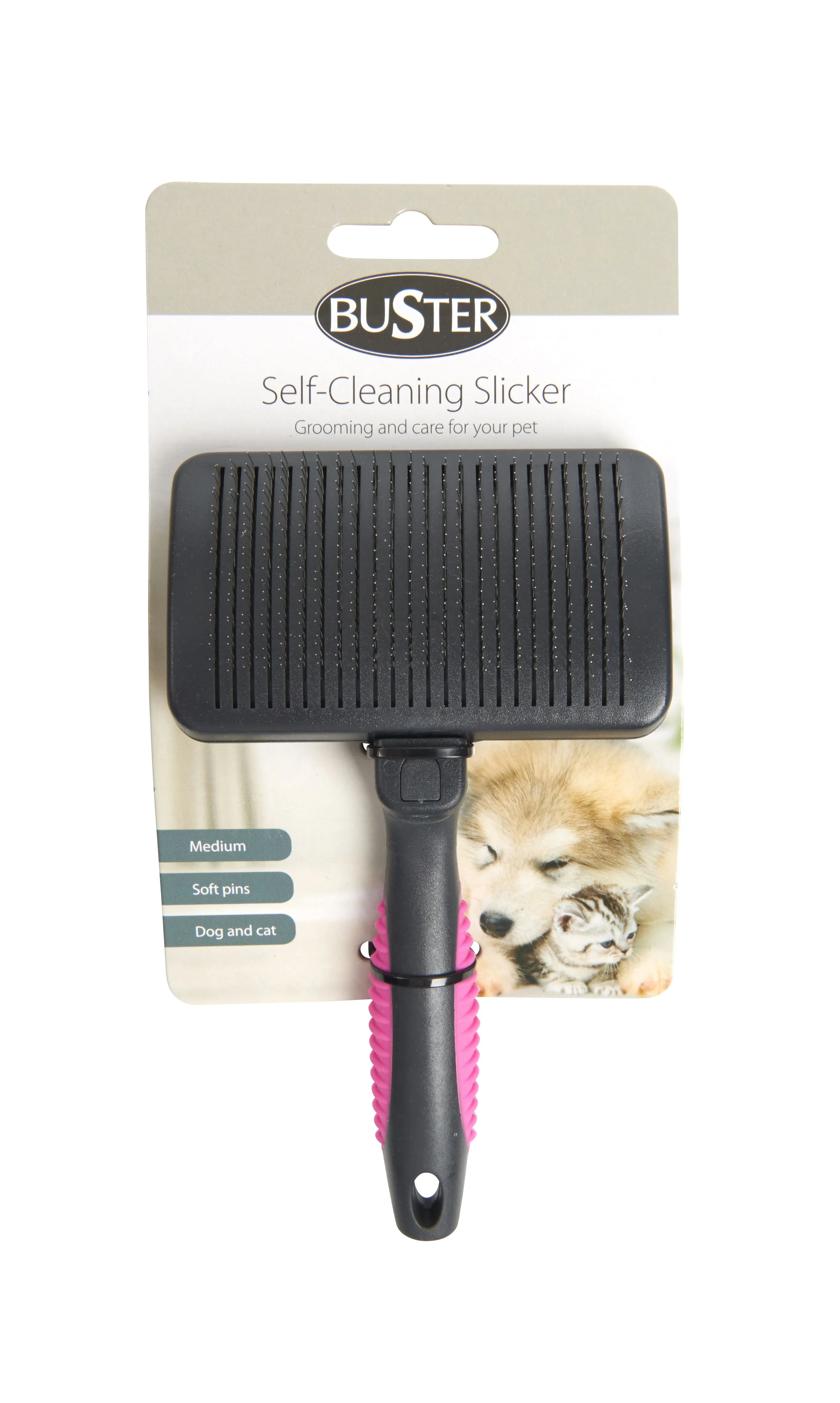 Buster расческа, самоочищающаяся, мягкая, М - Изображение товара 3
