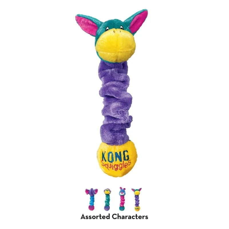 Kong Squiggles S игрушка для собак, текстиль, растягиваемая - Изображение товара 4