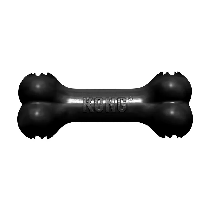 Kong Extreme L игрушка для собак, кость, наполняемая, черная - Изображение товара 2