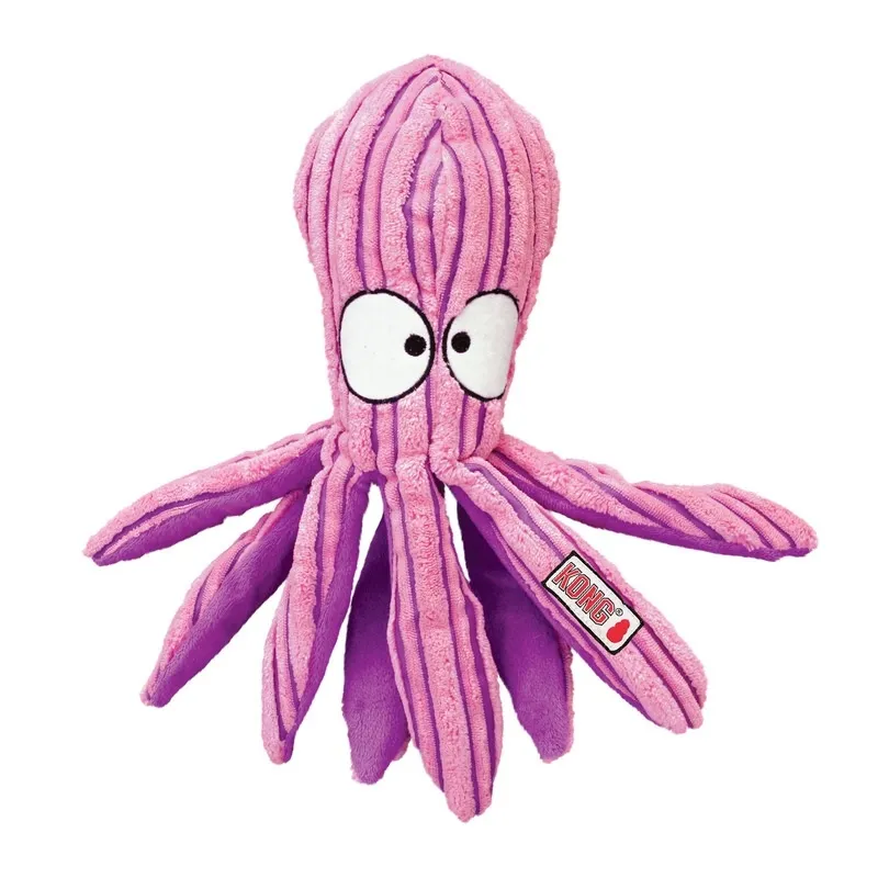 Kong Cuteseas игрушка для собак из текстиля, осьминог, S, розовая - Изображение товара 2
