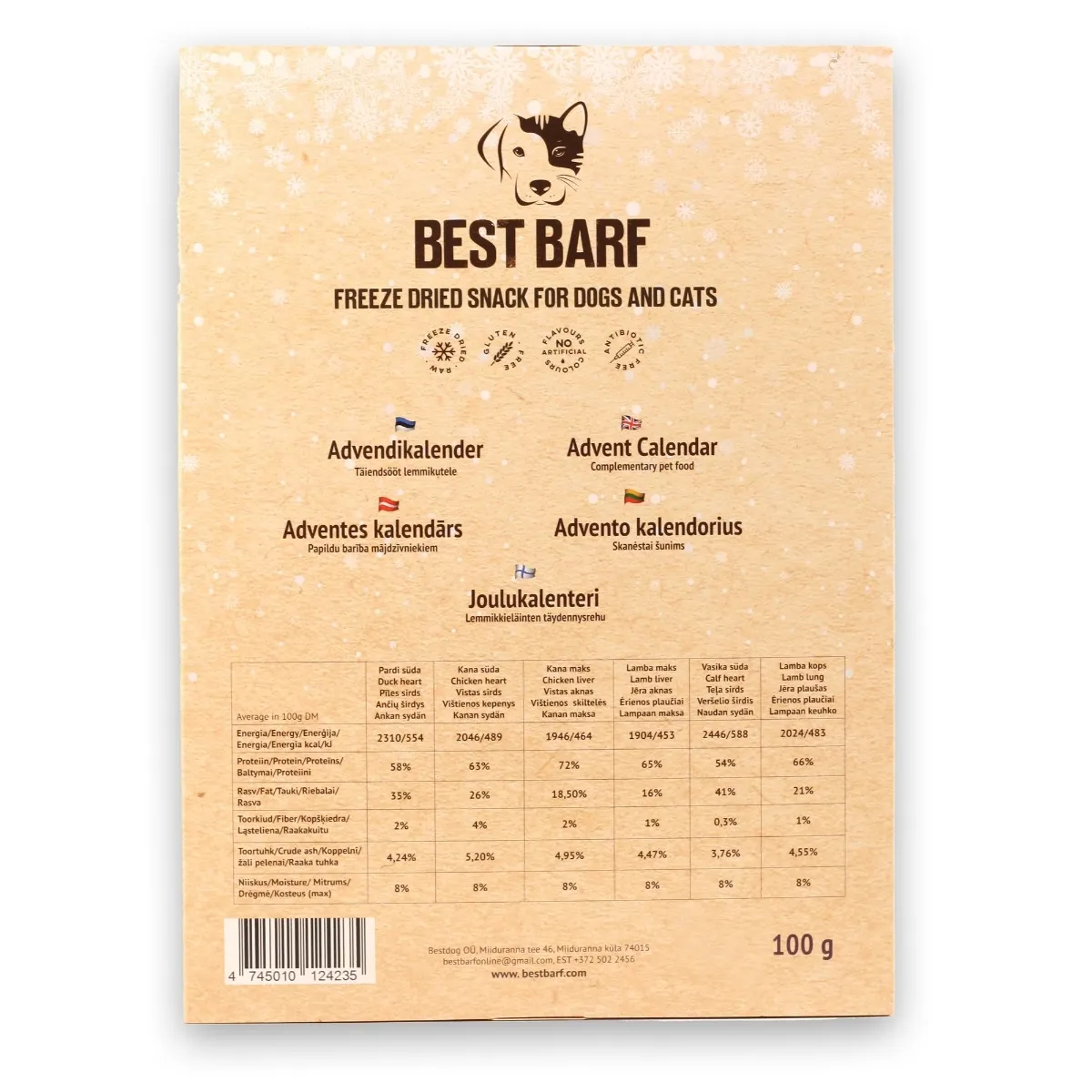 Best Barf календарь Адвента 100 г