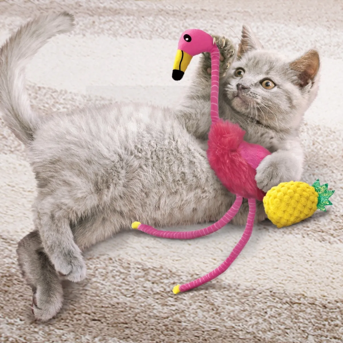 KONG TROPICS FLAMINGO 2IN1 KASSI MÄNGUASI # - Изображение товара 2